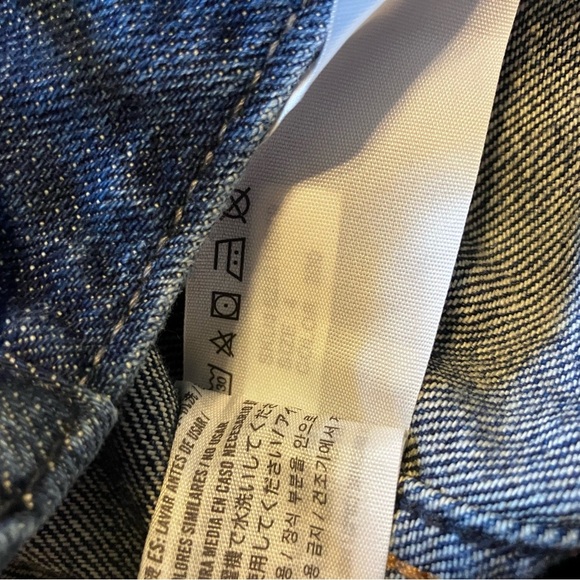 Abercrombie & Fitch Lace-up A-line Denim Miniskirt size 4 VGUC - Picture 5 of 6